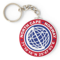 NORTH CAPE SPECIAL NORWAY LLAVERO PERSONALIZADO