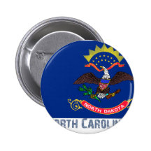 North Carolina Flag Map Buttons