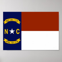 North Carolina Flag Print
