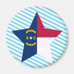 North+Carolina Star Magnets