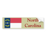 North Carolina State Flag bumper stickers