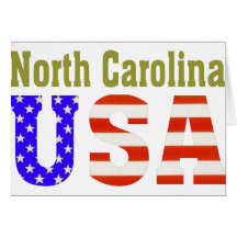 North Carolina USA! Card