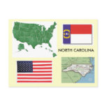 North Carolina, USA postcards