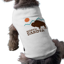 North Dakota Doggie Tshirt