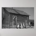 North Dakota Farmhouse, 1930s Print