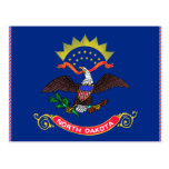 North Dakota Flag Post Card