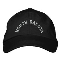 North Dakota State Embroidered Baseball Cap