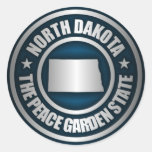 North Dakota Steel (Blue) Stickers