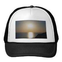 North Devon Hartland Volcanic Ash Sunset (4) Trucker Hats