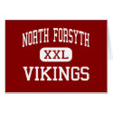 North Forsyth - Vikings - High - Winston Salem cards
