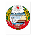North Korea coat of arms Postcards