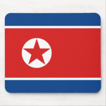 North Korea Flag Mousepad