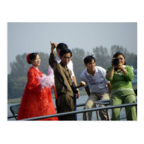 North Korean Bride and Groom postcards