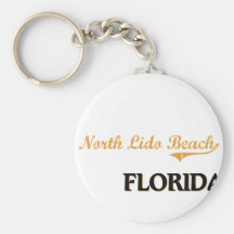 North Lido Beach Florida Classic Key Chain