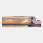 North Pier Morning Bumper Sticker