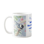 North Pole Chickadee Mug with Text