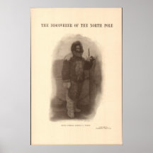 North Pole Explorer Admiral Robert Peary Posters