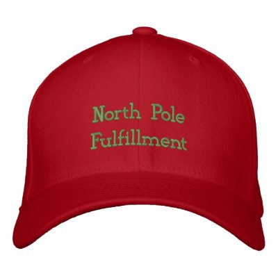 North Pole Fulfilment Centre Baseball Cap by Ars_Brevis