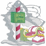 North Pole Mailbox embroidered shirts