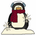 North Pole Penguin Ornament photo sculptures