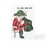 North Pole Pirate - Cptn. Crusty Kringle Card