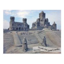 North Sea Sand Castles In Amsterdam Postcards