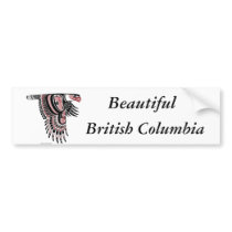North West Coast Native Eagle Bumper Sticker