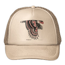 North West Coast Native Eagle Hats