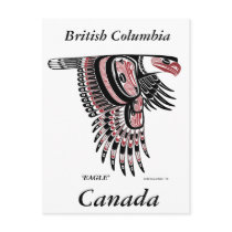 North West Coast Native Eagle Post Card