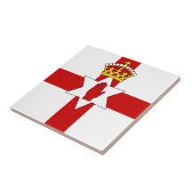 Norther Ireland ulster flag Ceramic Tile