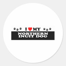 NORTHERN INUIT DOG STICKER