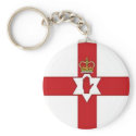 Northern Ireland flag keychains