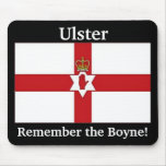 Northern Ireland flag, Ulster, Remember the Boyne! mousepads