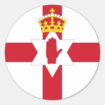 Northern Ireland Province of Ulster Euro Sticker