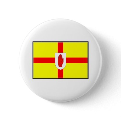 Northern Ireland (Ulster) Flag Pinback Button