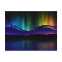Northern Lights Post Card