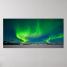 Northern Lights Swirls Posters