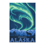 Northern Lights - Wrangell, Alaska Canvas Prints