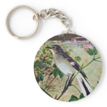 Northern Mockingbird Key Chain