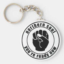 Northern Soul Patch You're Ready Now Keychain