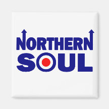 Northern Soul Scooter Mod Fridge Magnets