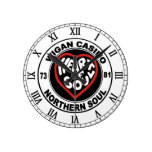 Northern soul Wigan Casino Round Wall Clocks