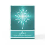 Northern Star Vertical Christmas Card