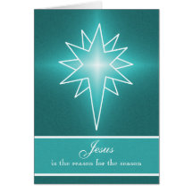 Northern Star Vertical Christmas Card