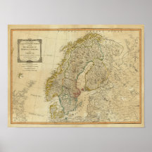 Northern States Scandinavia Poster