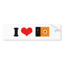 Northern Territory Flag Bumper Sticker