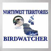 Northwest Territories Birdwatcher Poster