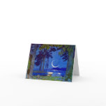 Northwoods Moon Blank Invitation Note Card