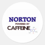 Norton powered by caffeine sticker