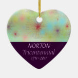 Norton Tricentennial Heart Ornament